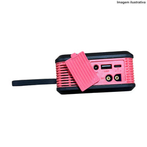 CARGA DE BATERIA + BOMBA DE AR PORTÁTIL + LANTERNA [3 em 1]